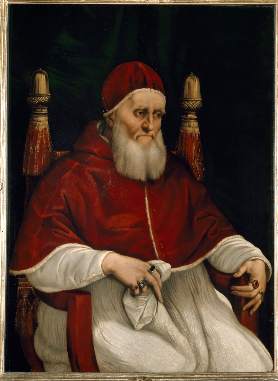 Paavi Julius II:n muotokuva tekijältä Raphael