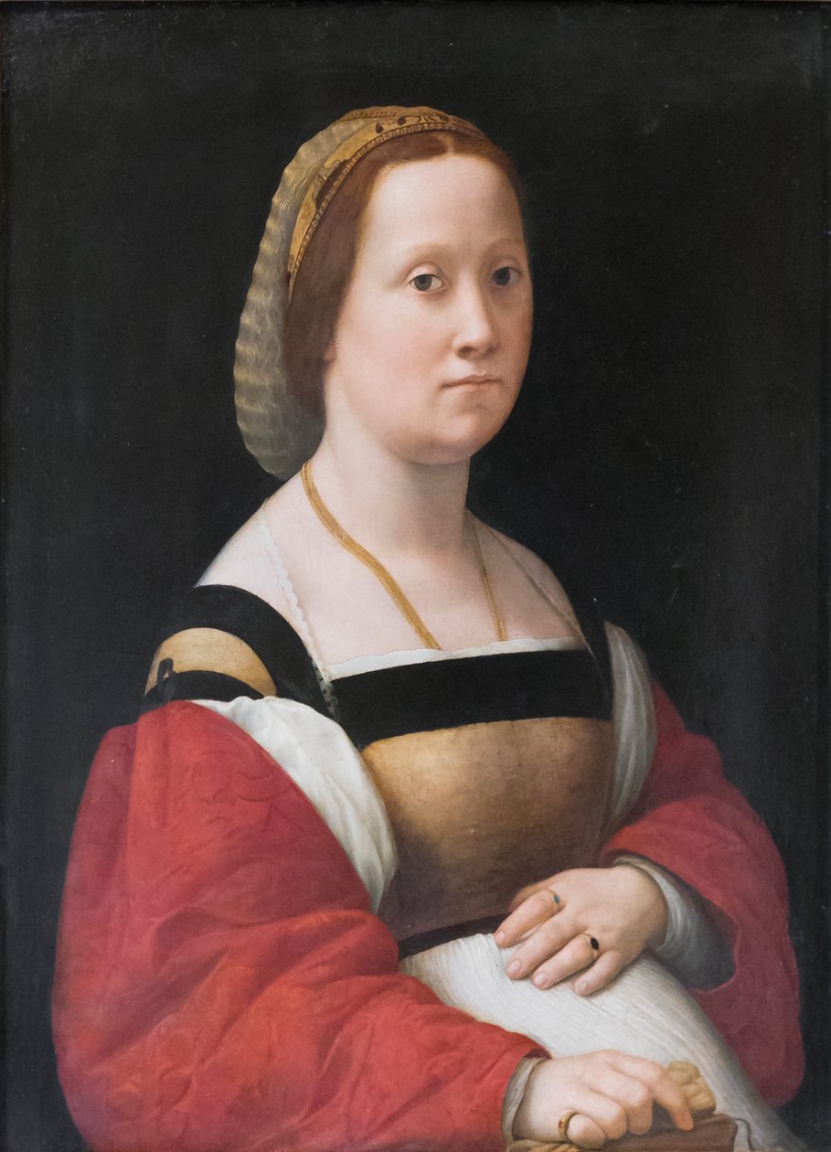 Raskaana oleva nainen, la gravida tekijältä Raphael (1483 1520)