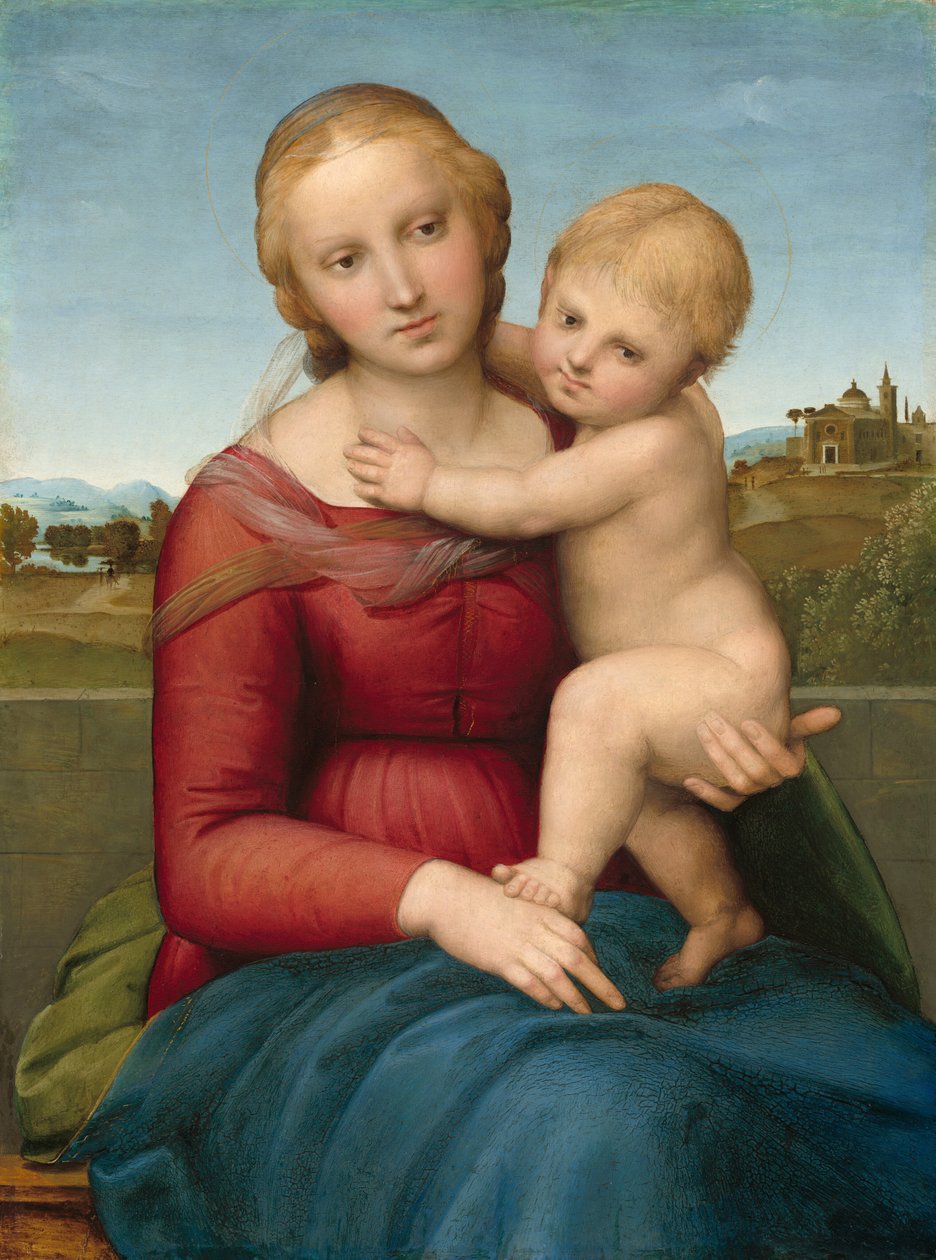 Pieni Cowper Madonna, n. 1505. tekijältä Raphael