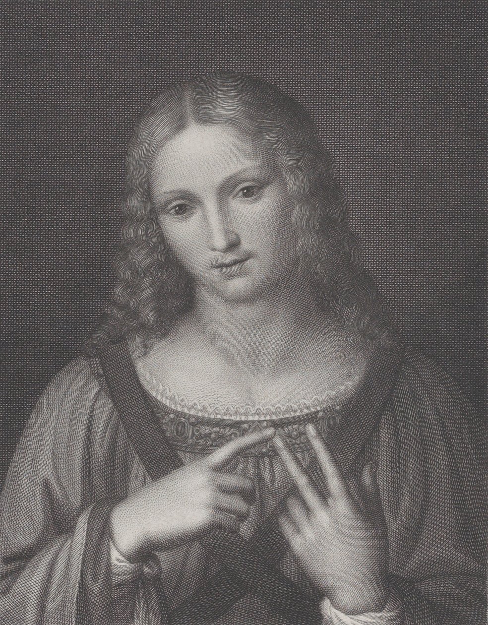 Kristus julisti lain, 1817 tekijältä Raphael Morghen