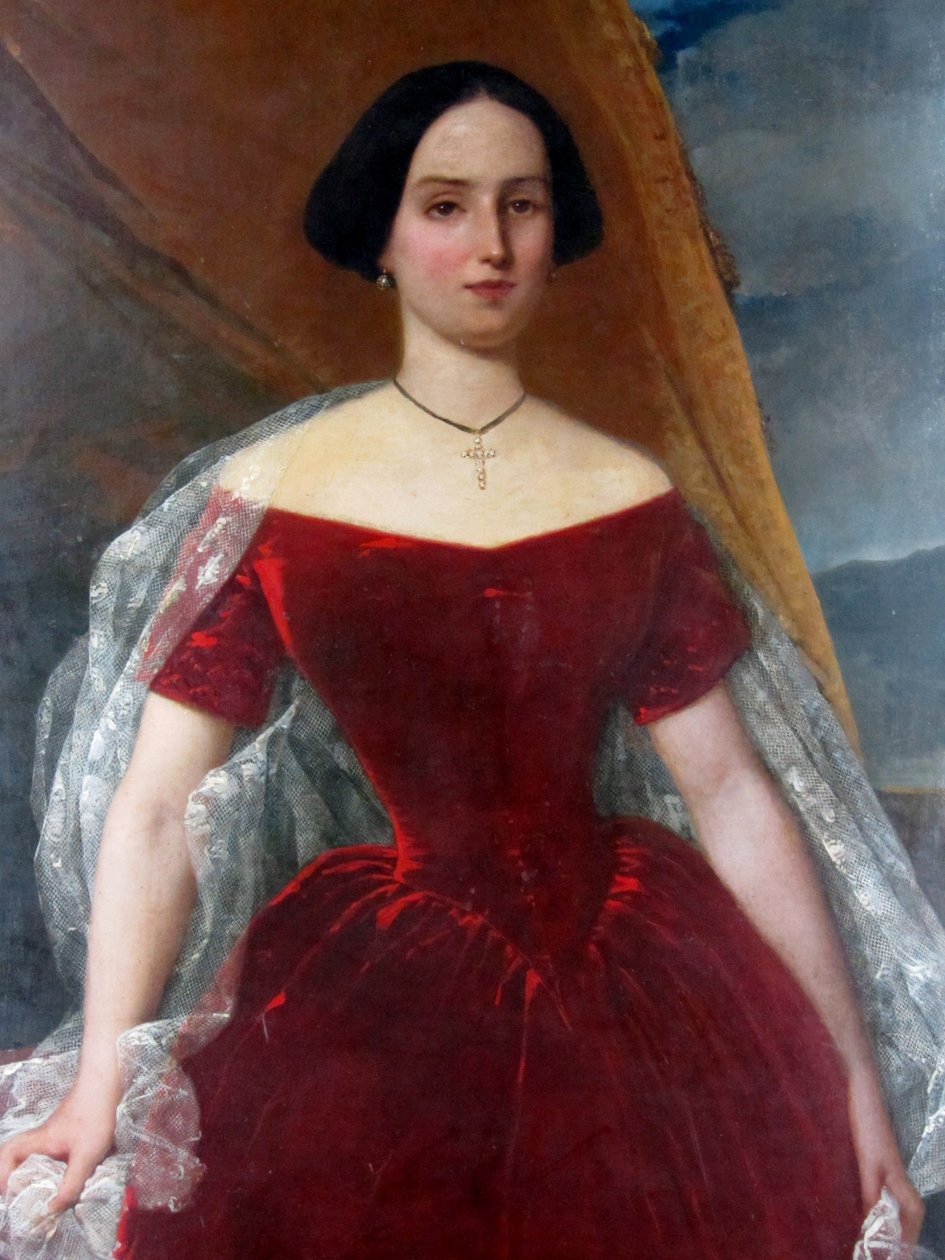 Hermana García-Huidobro Luco (yksityiskohta) tekijältä Raymond Auguste Quinsac Monvoisin