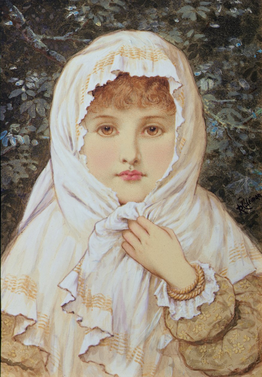 Talvi, n. 1870 (wc paperilla) tekijältä Rebecca Coleman
