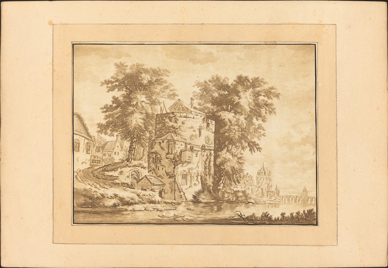 hollantilainen maisema tekijältä Regina Schönecker after Abraham Rademaker