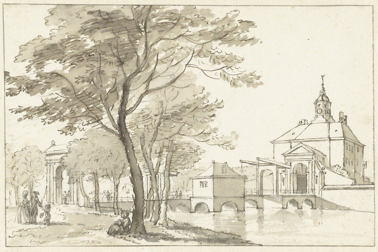 Muiderpoort, Amsterdam tekijältä Reinier Vinkeles (I)