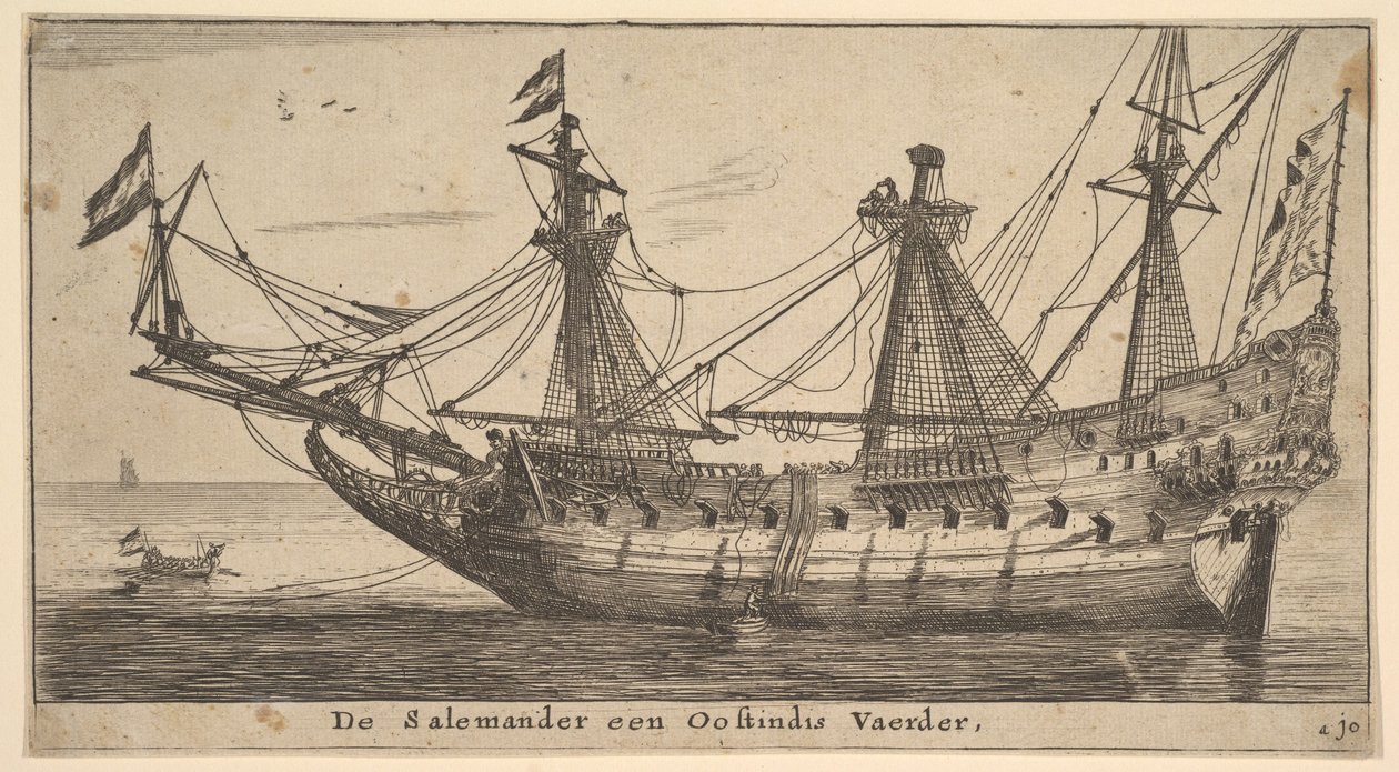 Salemander ja Oostindis Vaerder, 1600-luvun puoliväli. tekijältä Reinier Zeeman