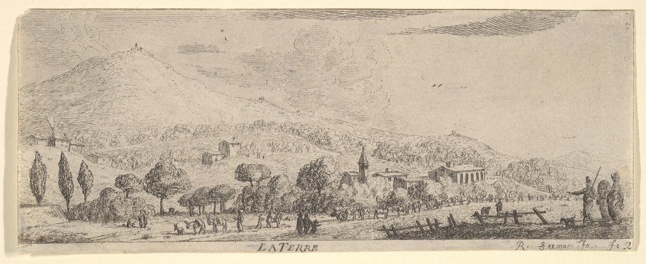 La Terre, Elements, 1600-luku. tekijältä Reinier Zeeman