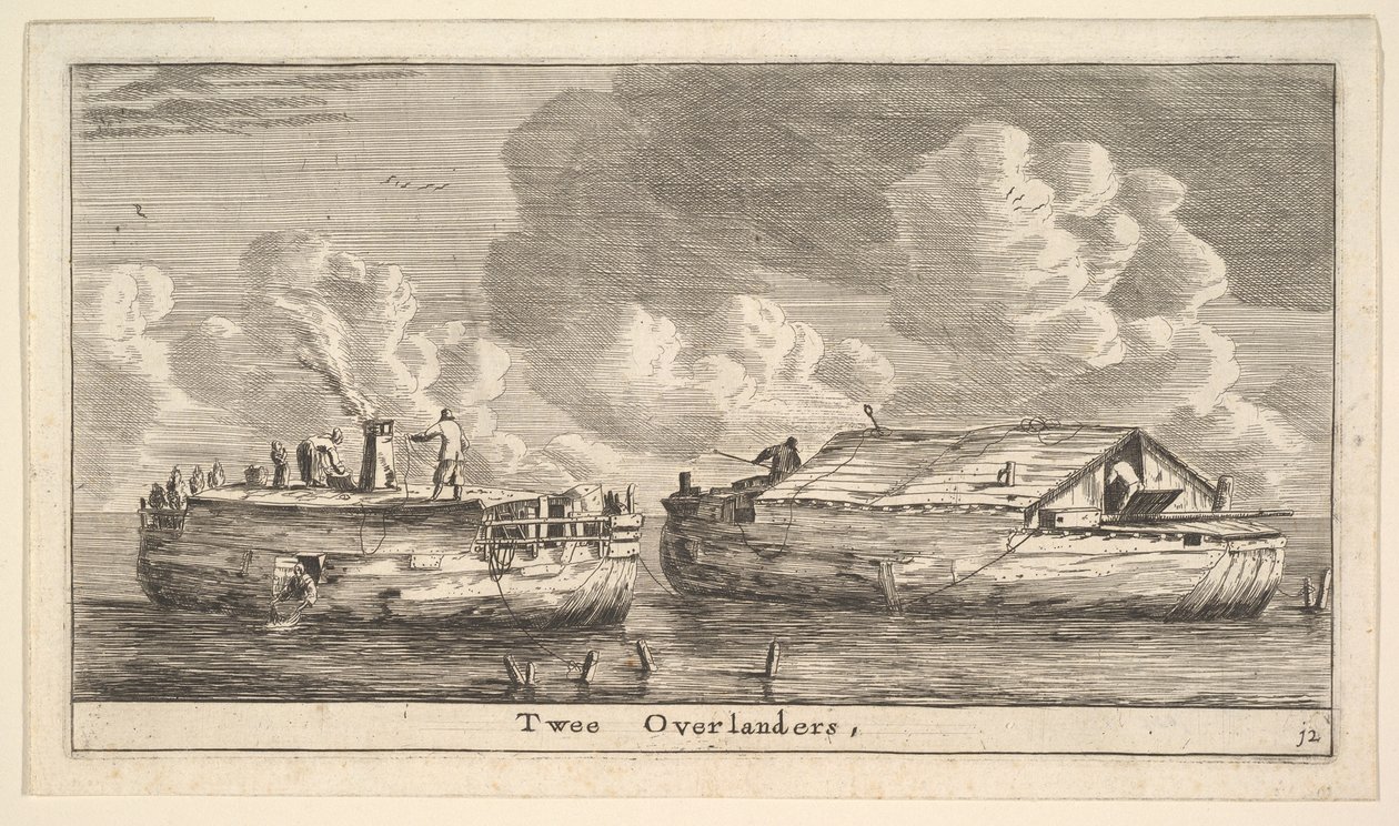 Kaksi Overlanderia, 1600-luku. tekijältä Reinier Zeeman