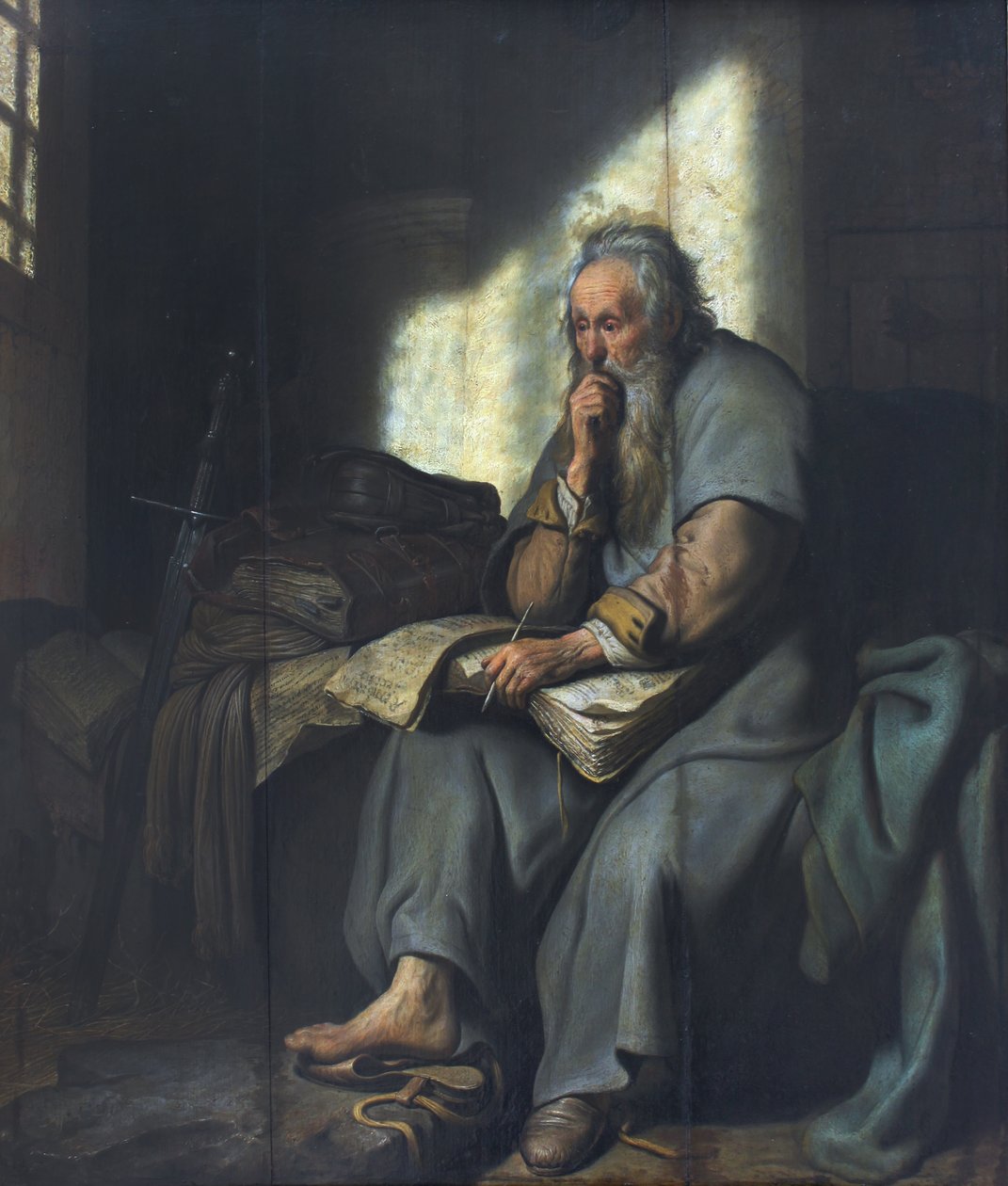 Pyhä Paavali vankilassa tekijältä Rembrandt van Rijn