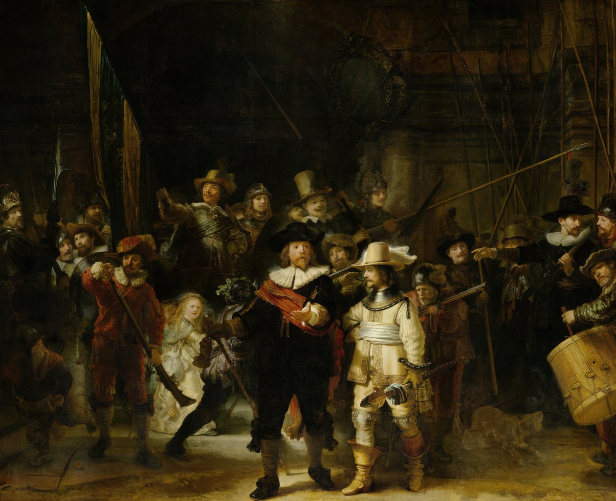 Nightwatch tekijältä Rembrandt van Rijn