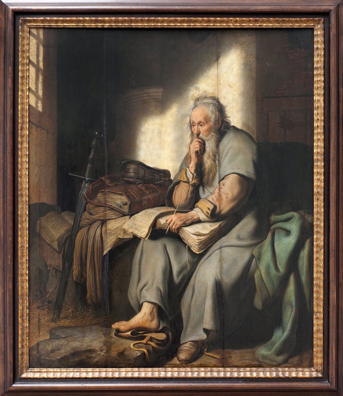 Pyhä Paavali vankilassa, 1627 tekijältä Rembrandt van Rijn