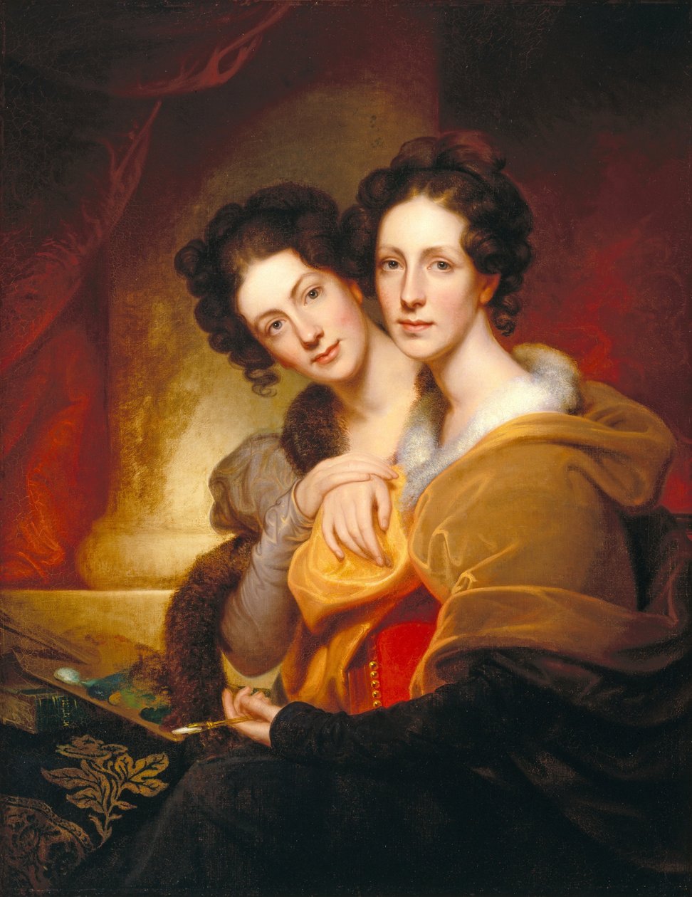 Sisaret (Eleanor ja Rosalba Peale) tekijältä Rembrandt Peale