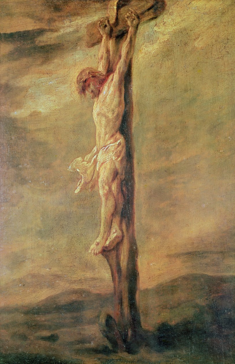 Kristus ristillä, noin 1646 tekijältä Rembrandt van Rijn