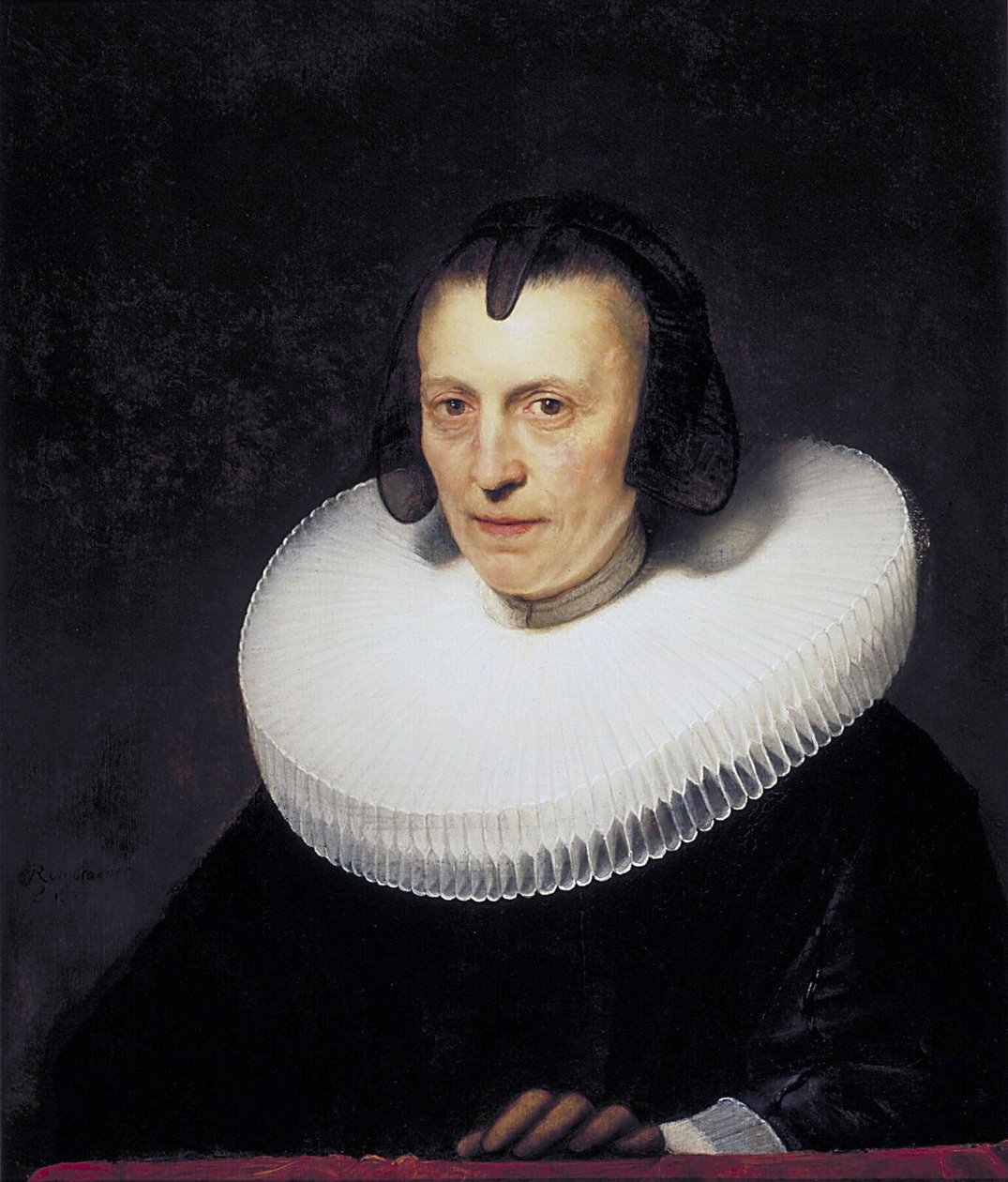 Muotokuva Aletta Adriaensdr. tekijältä Rembrandt van Rijn