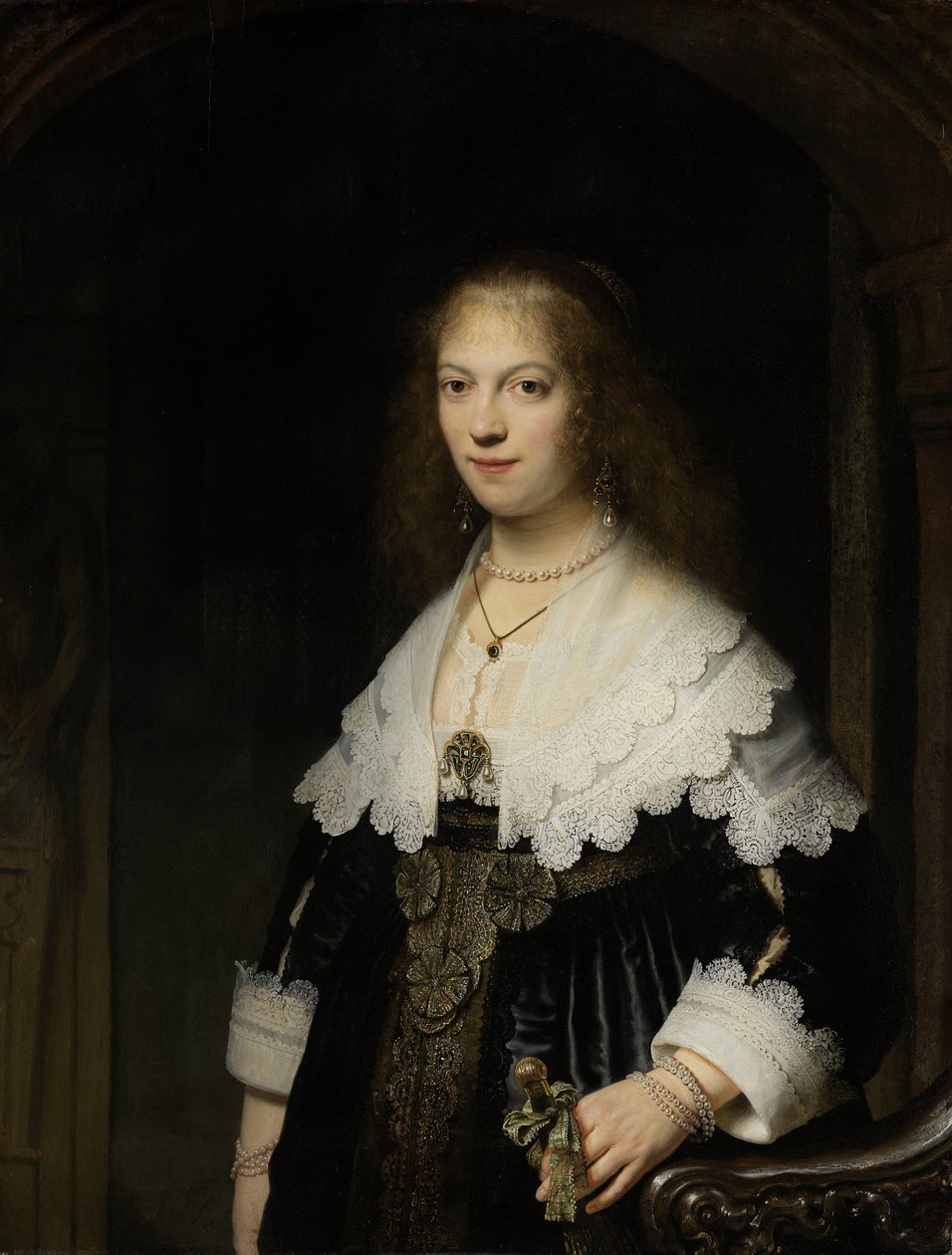 Muotokuva Maria Tripistä tekijältä Rembrandt van Rijn