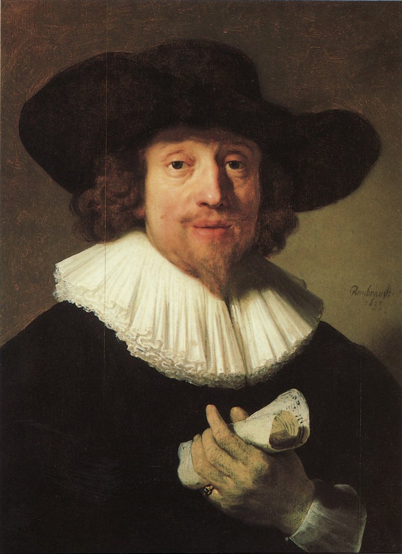 Muotokuva miehestä tekijältä Rembrandt van Rijn