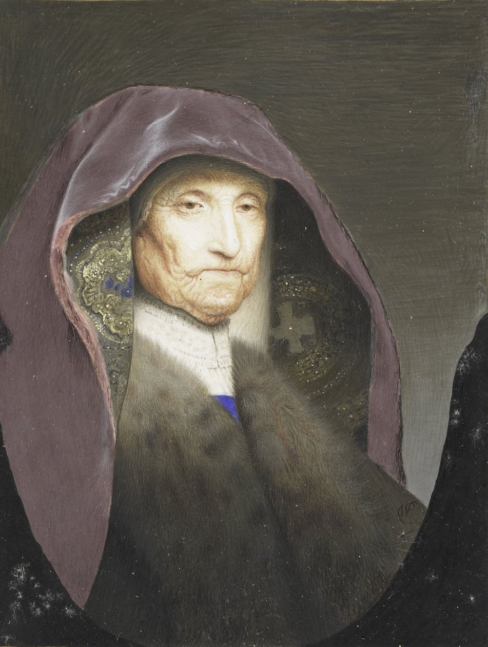 Rembrandtin äiti tekijältä Rembrandt van Rijn