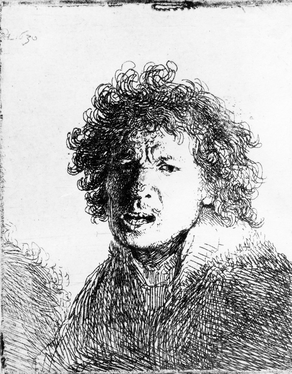 Omakuva, 1630 tekijältä Rembrandt van Rijn
