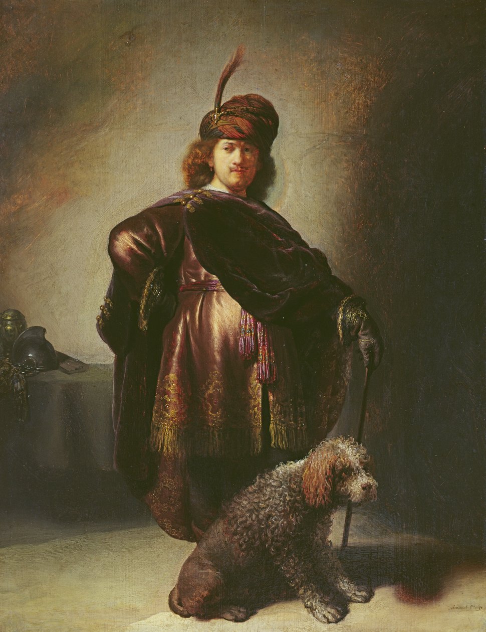 Omakuva itämaisessa asussa, 1631 tekijältä Rembrandt van Rijn