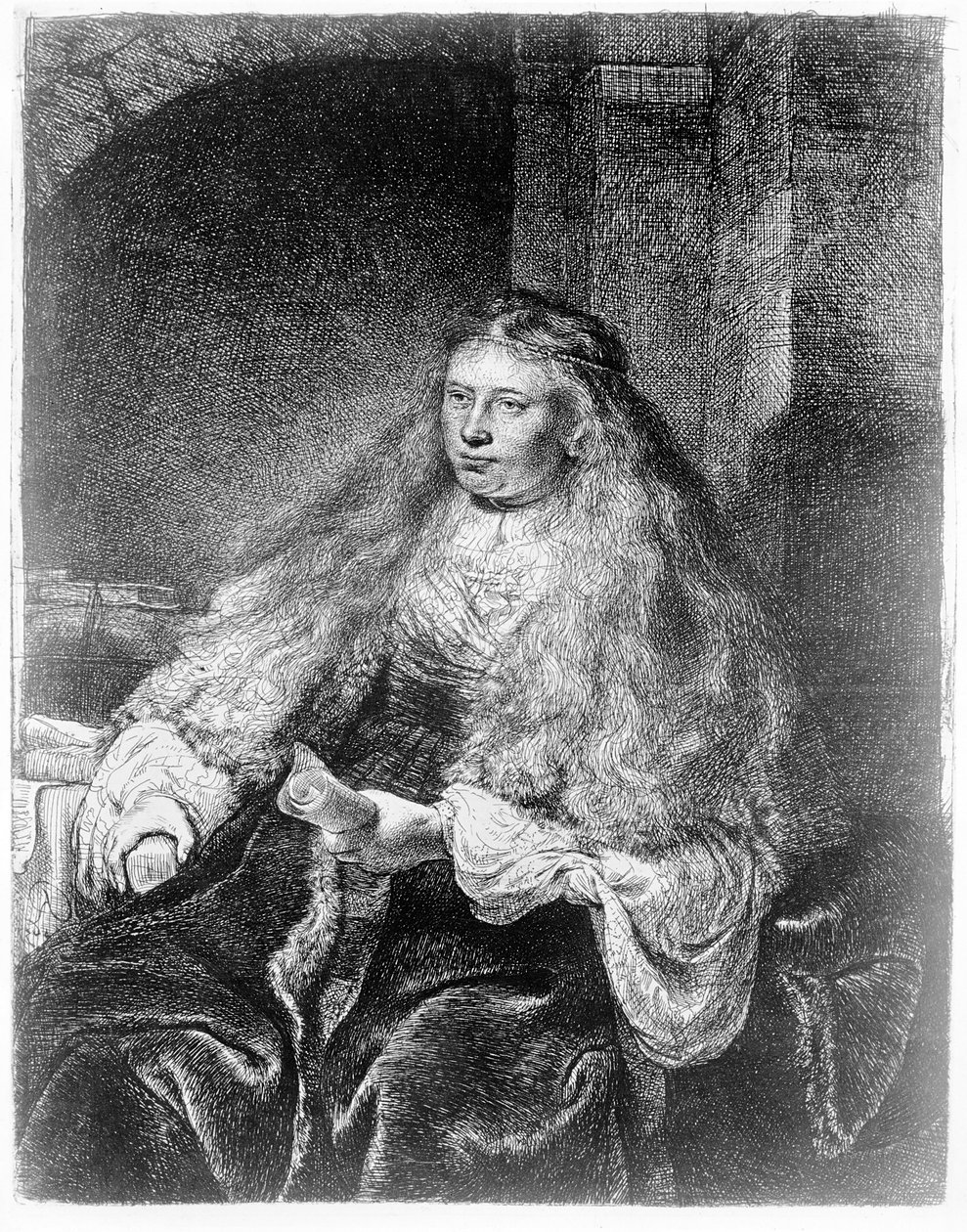 Suuri juutalainen morsian, 1635 tekijältä Rembrandt van Rijn