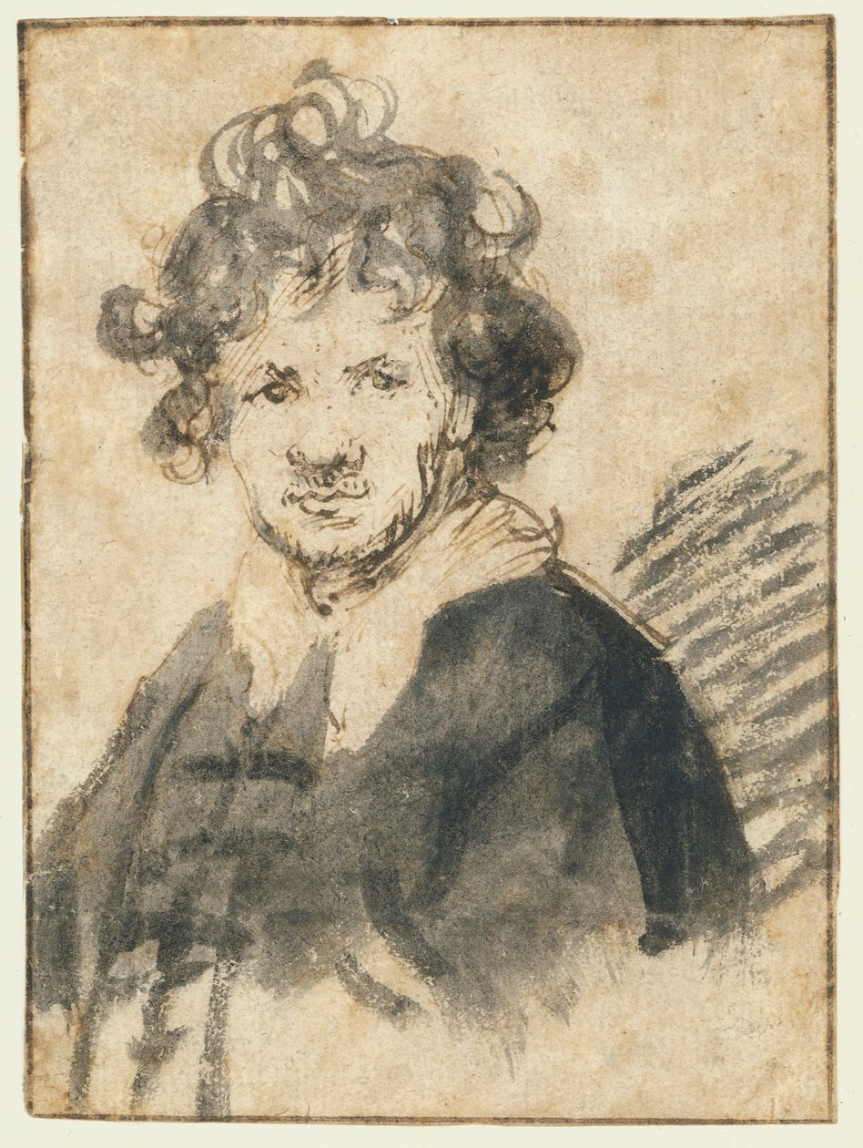 Zelfportret tekijältä Rembrandt van Rijn