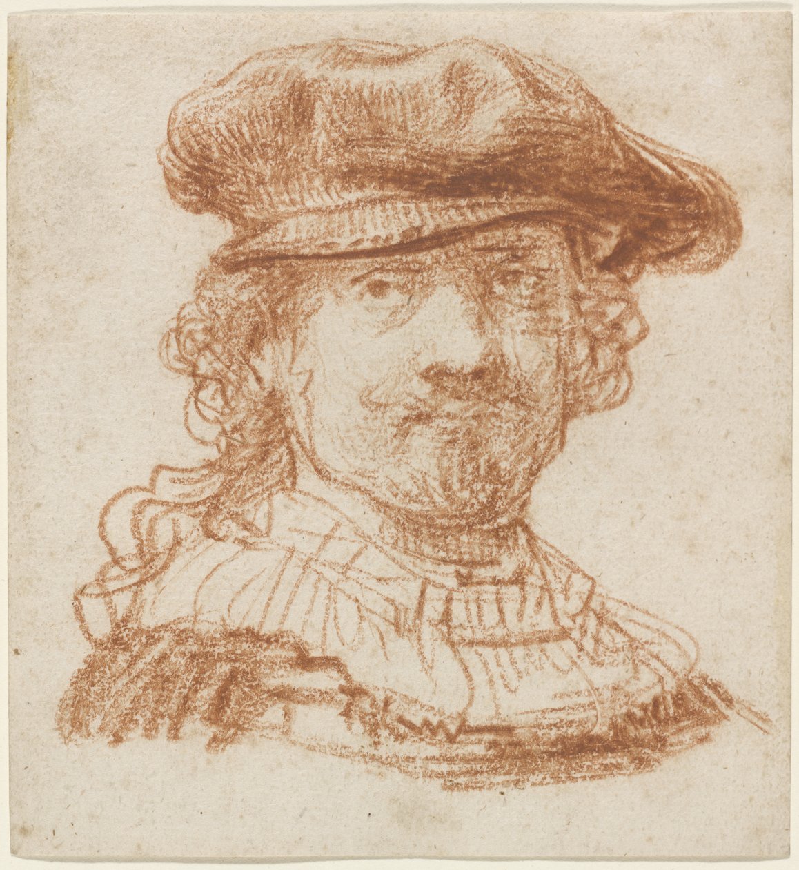 Zelfportret tekijältä Rembrandt van Rijn