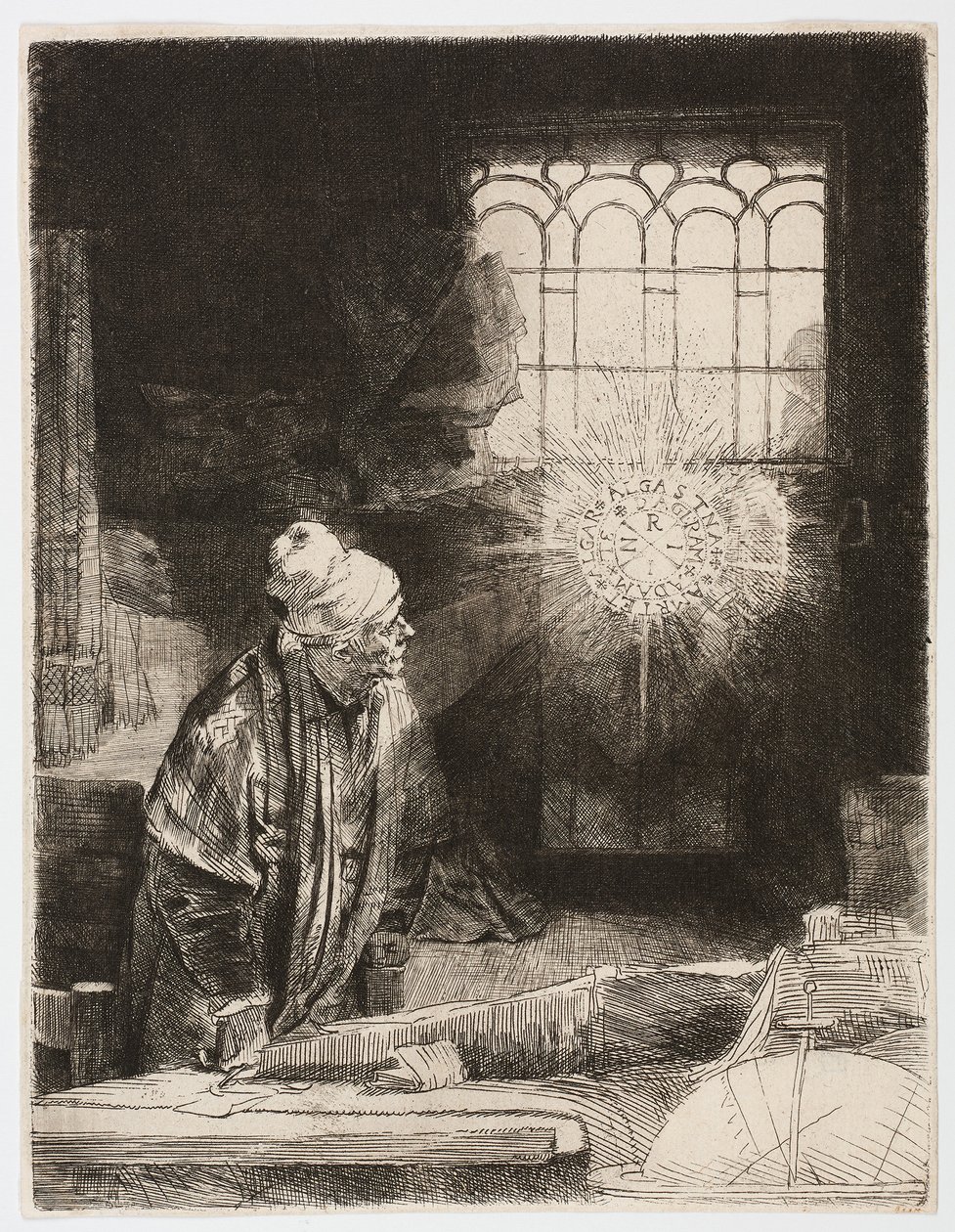 Tohtori Faustus tekijältä Rembrandt Harmensz. van Rijn