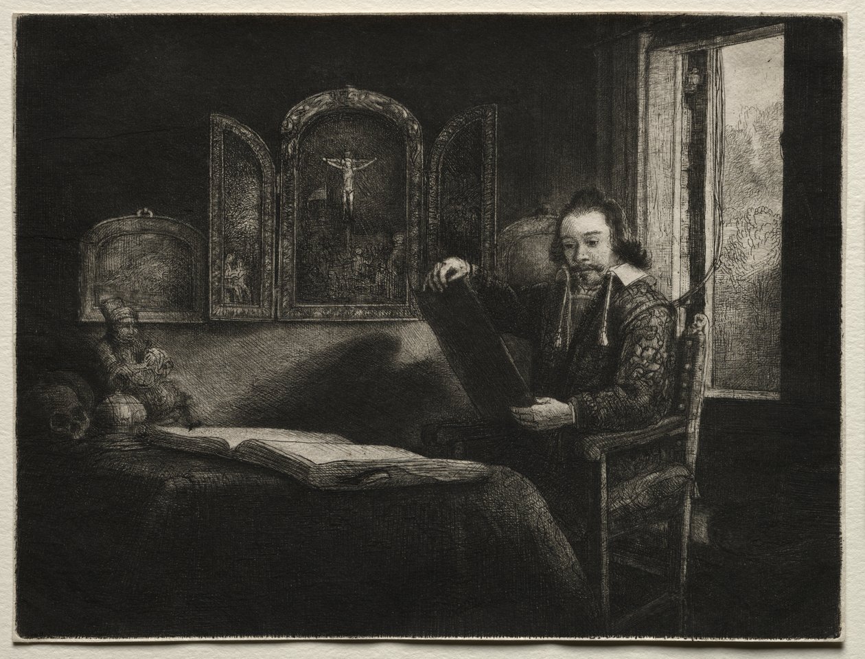 Abraham Francen, apteekki tekijältä Rembrandt van Rijn