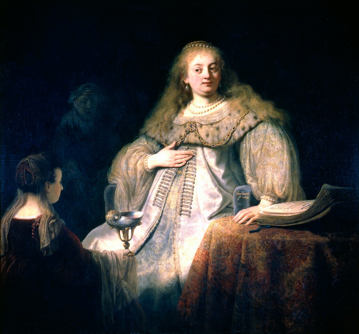 Artemisia, 1634 tekijältä Rembrandt van Rijn