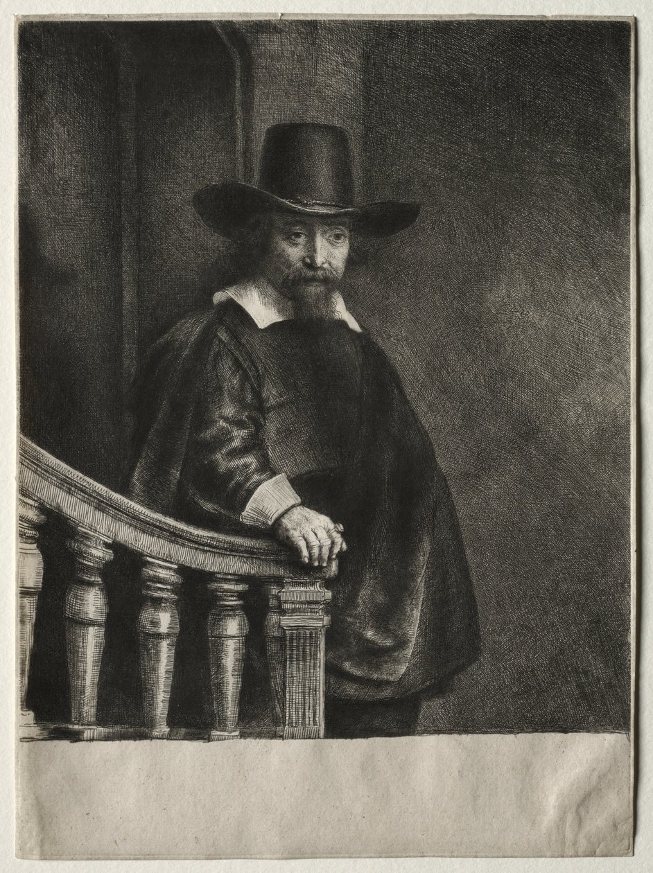 Ephraim Bonus, juutalainen lääkäri tekijältä Rembrandt van Rijn
