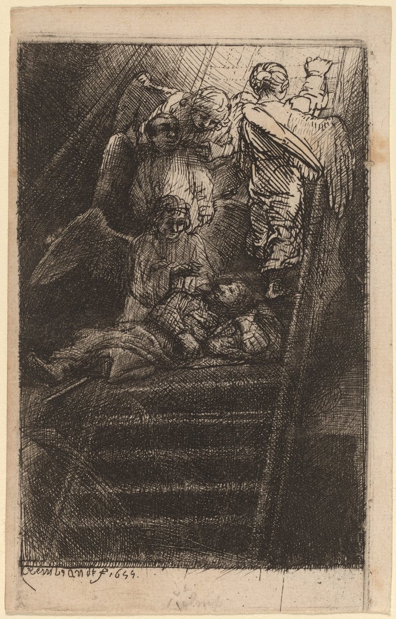 Jaakobin tikkaat tekijältä Rembrandt van Rijn