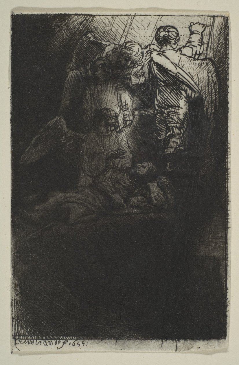 Jacobsin tikkaat, 1655. tekijältä Rembrandt van Rijn