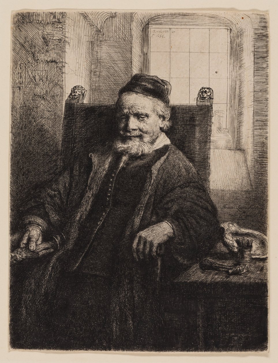 Jan Lutma, kultaseppä tekijältä Rembrandt van Rijn