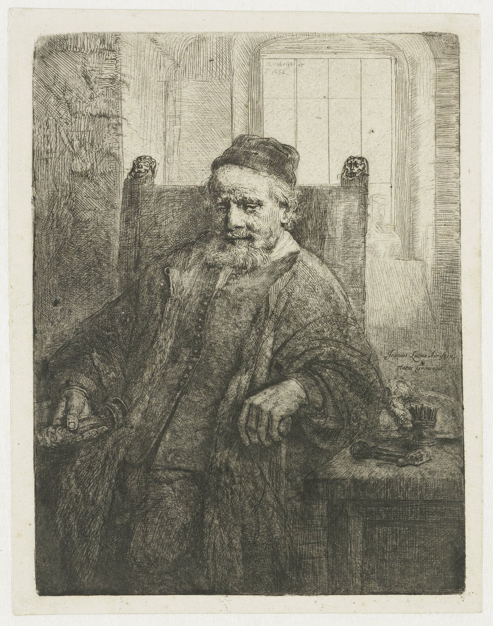 Jan Lutma, kultaseppä tekijältä Rembrandt van Rijn