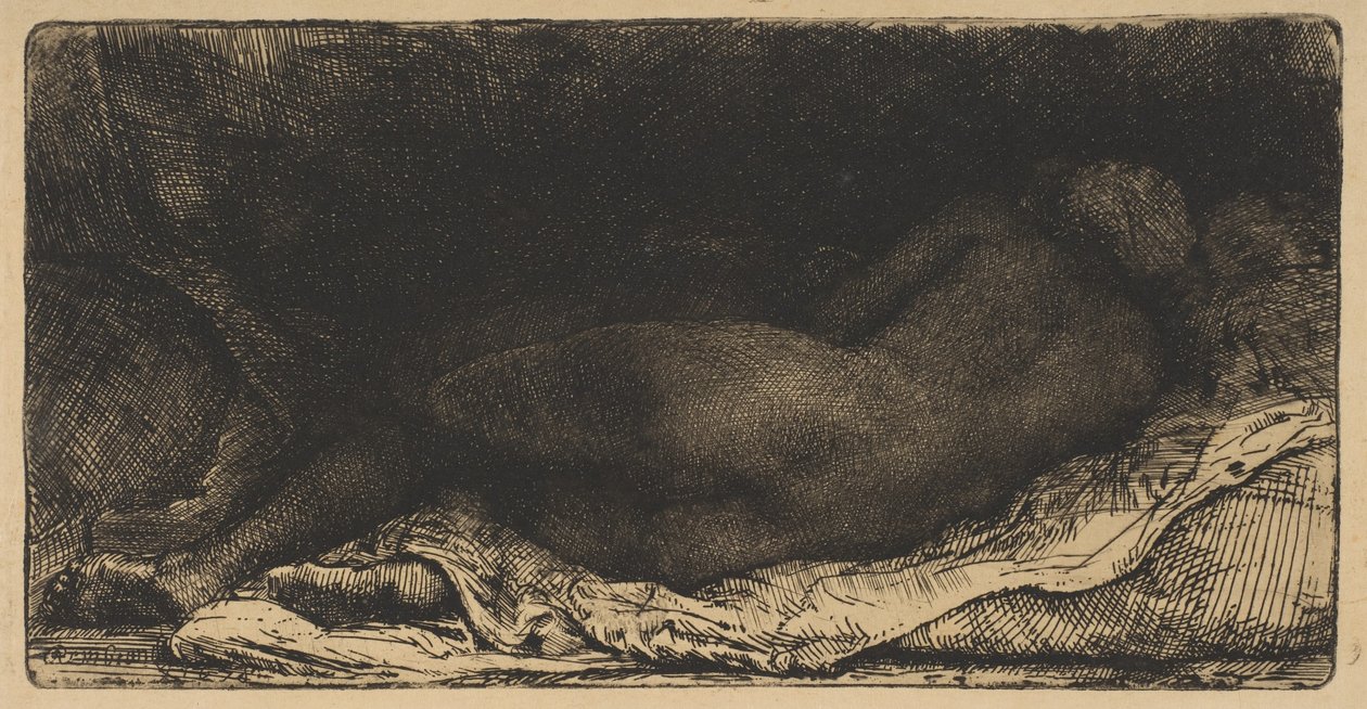 Makaava nainen, 1658. tekijältä Rembrandt van Rijn