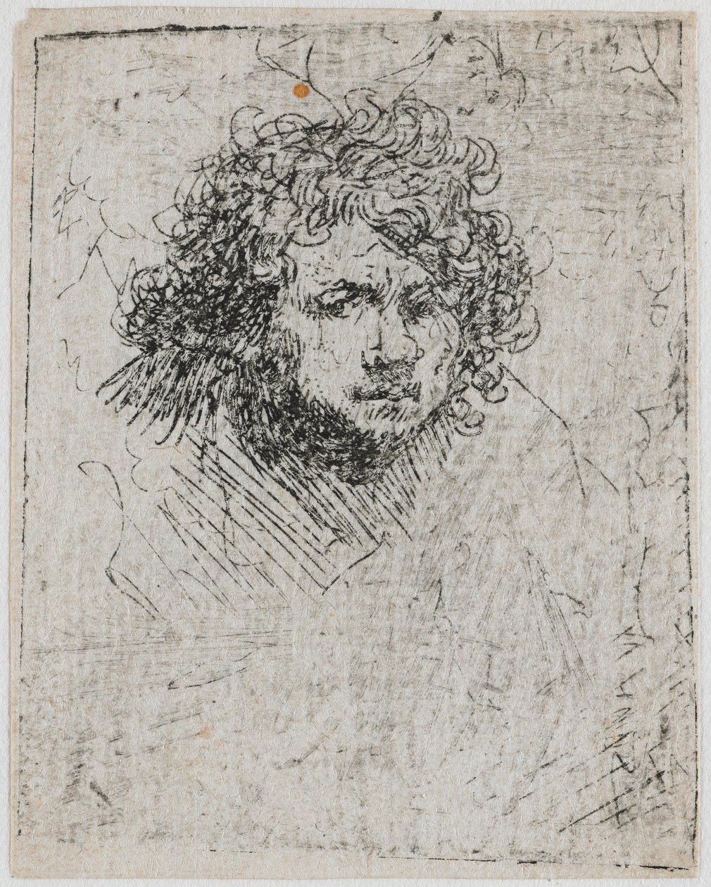 Omakuva, noin 1626-1629. tekijältä Rembrandt van Rijn
