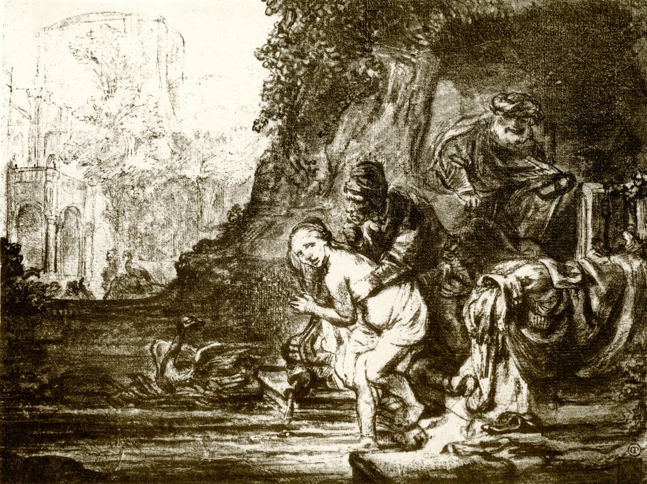 Susanna ja vanhimmat tekijältä Rembrandt van Rijn