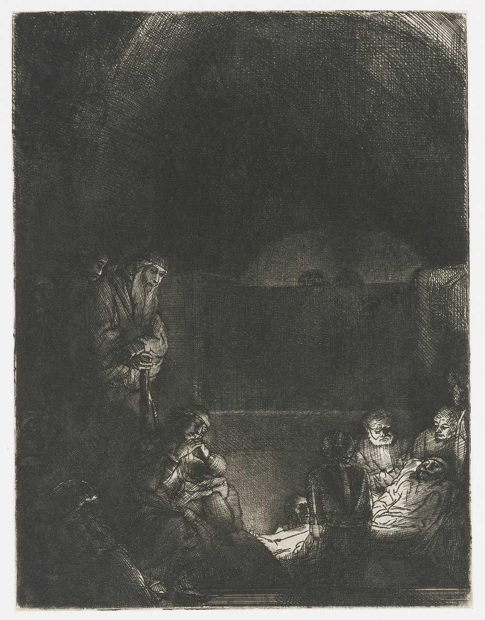 Hautaus tekijältä Rembrandt van Rijn