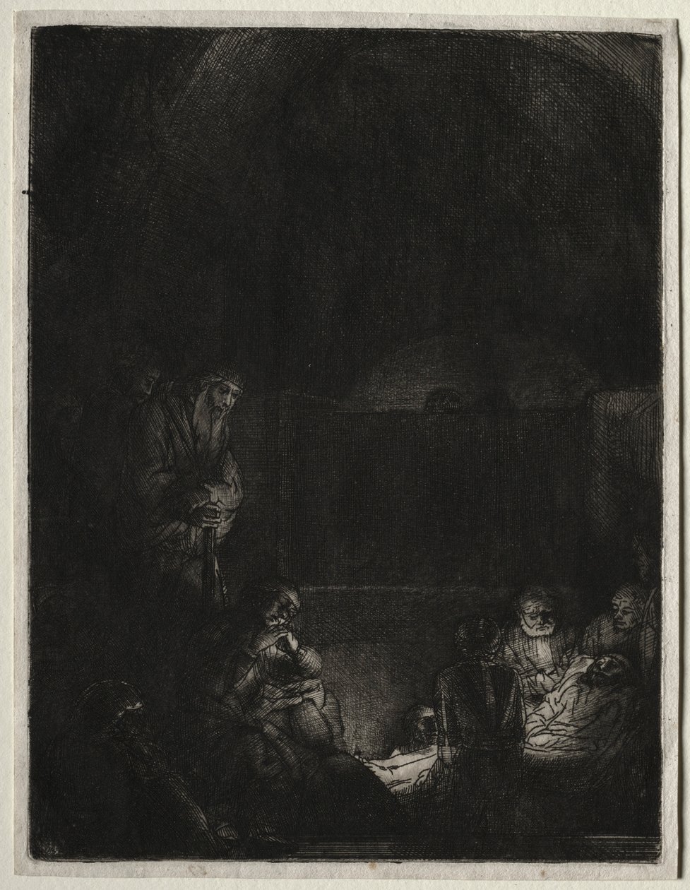 The Tombment, c. 1654. tekijältä Rembrandt van Rijn