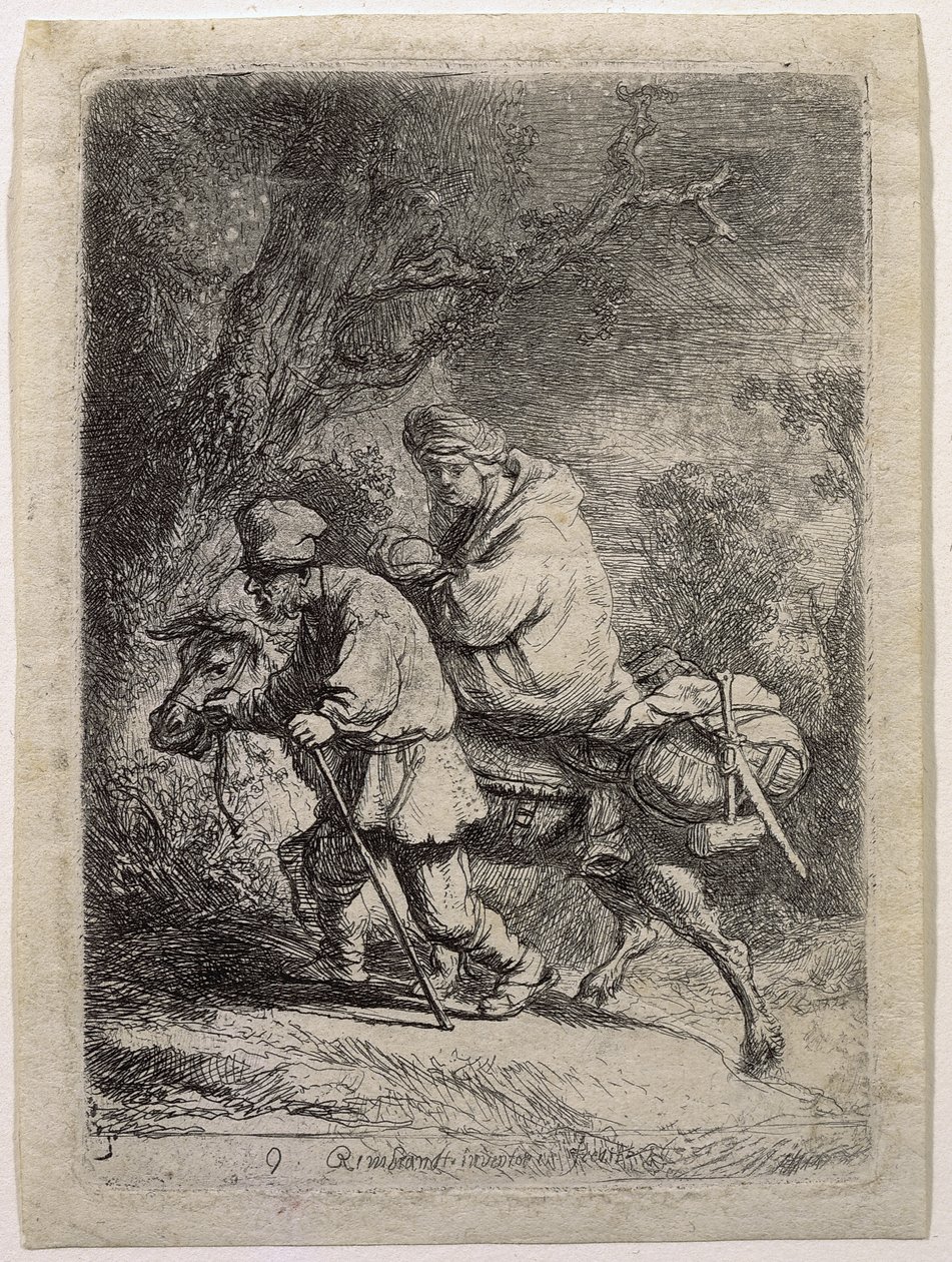 Lento Egyptiin tekijältä Rembrandt van Rijn