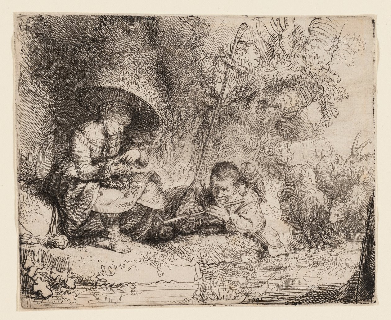 Huilusoitin tekijältä Rembrandt van Rijn