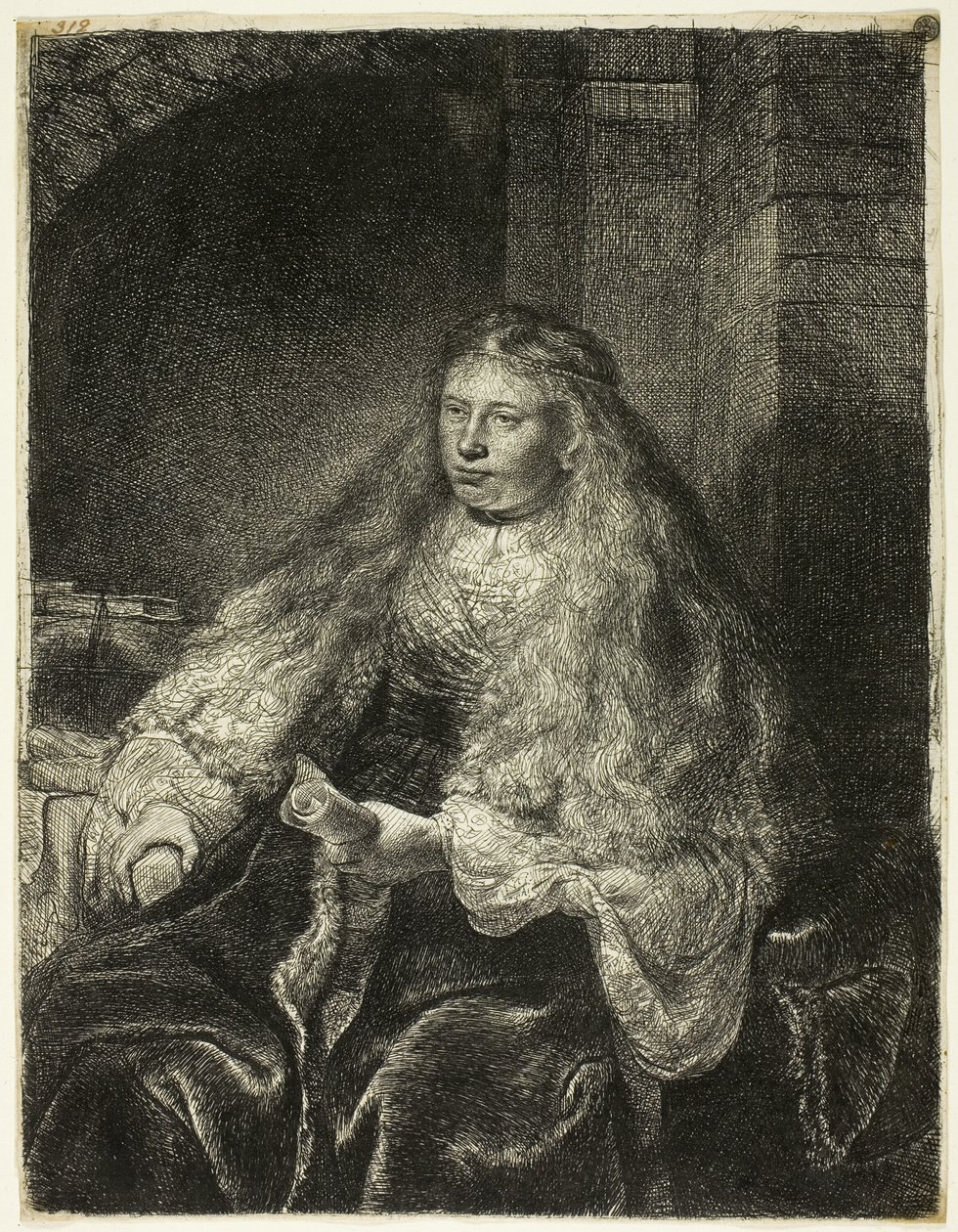 Suuri juutalainen morsian tekijältä Rembrandt van Rijn