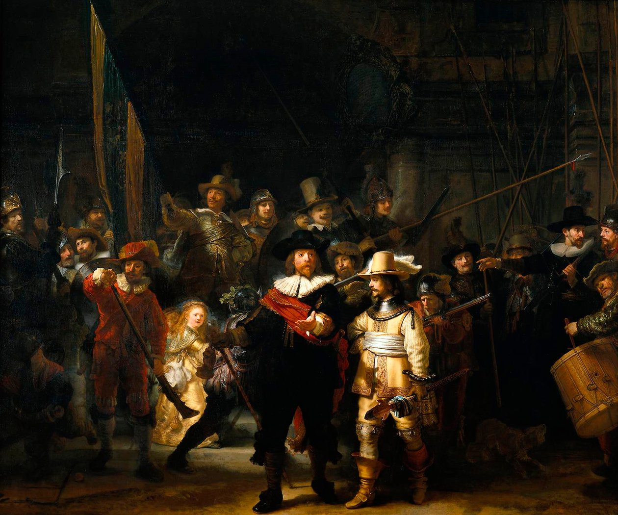Yövartio, 1642. tekijältä Rembrandt van Rijn