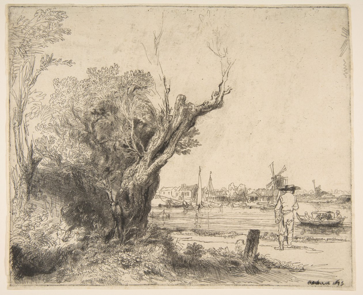 Omval, 1645. tekijältä Rembrandt van Rijn