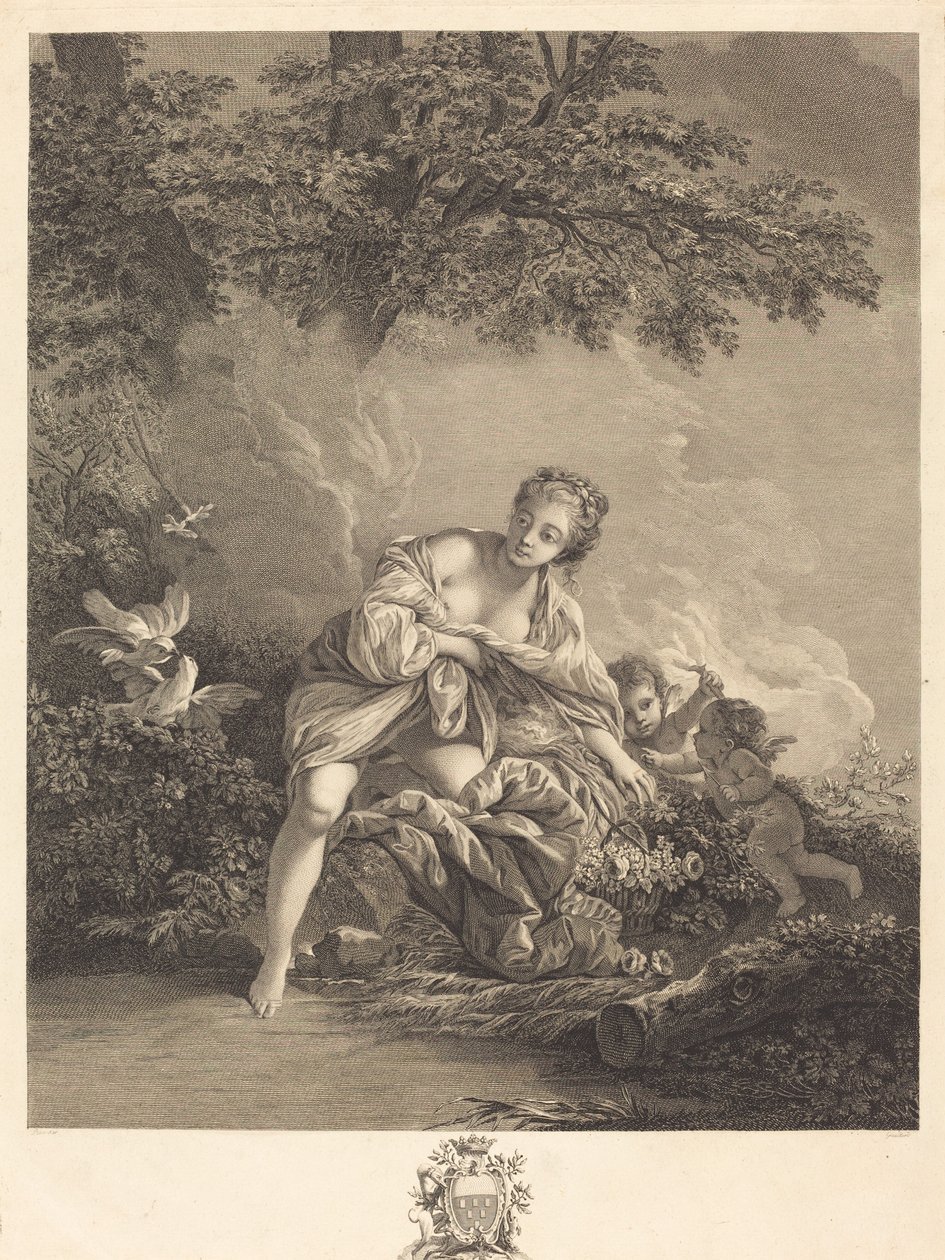 Venus ja rakkaudet tekijältä René Gaillard after François Boucher