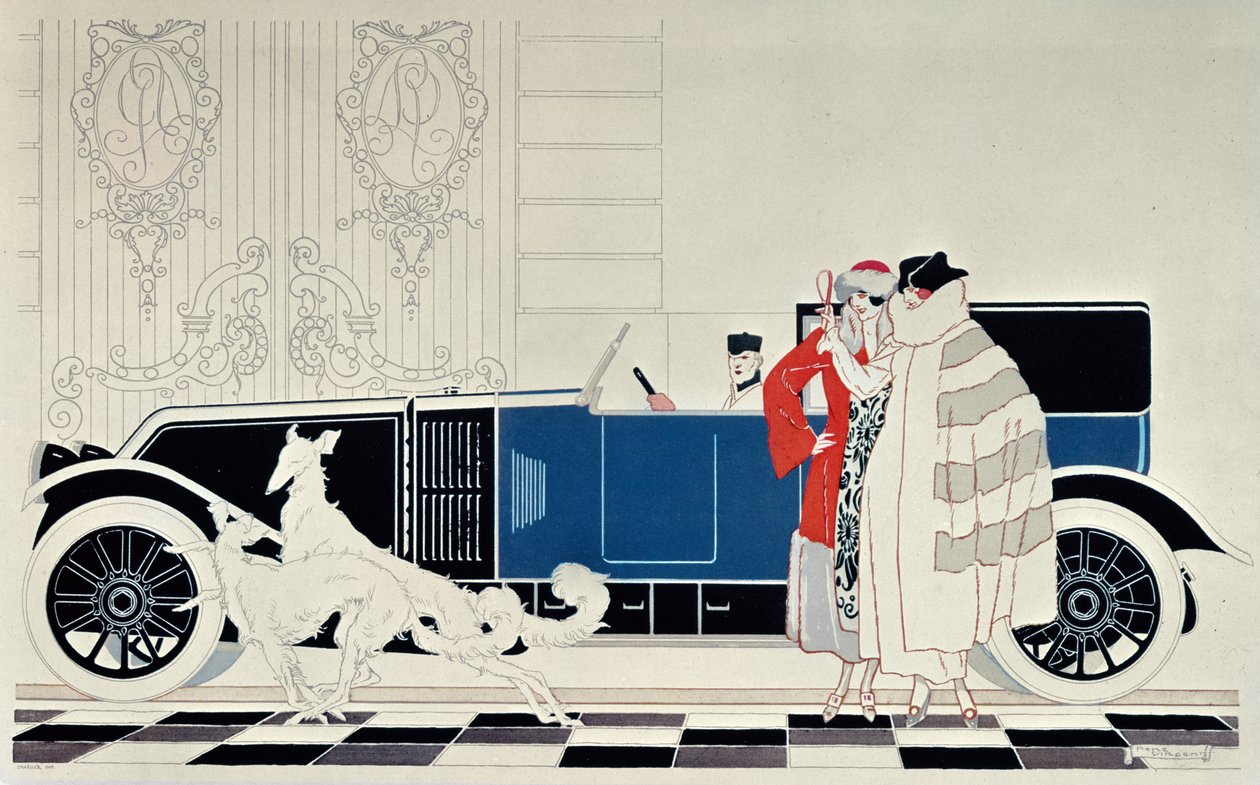 Uusi 6-sylinterinen Renault, n. 1920 tekijältä Rene Vincent