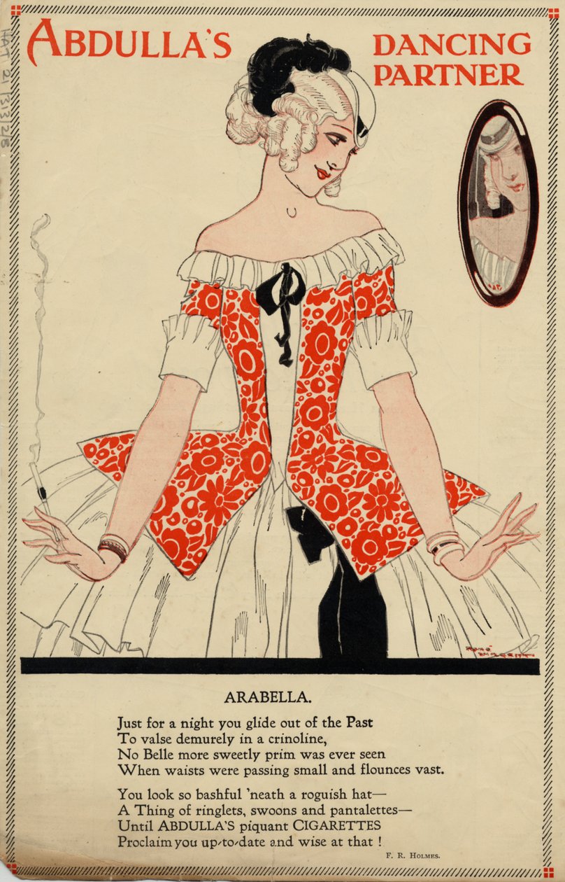 Abdulla-savukkeet, 1920-luku tekijältä Rene Vincent