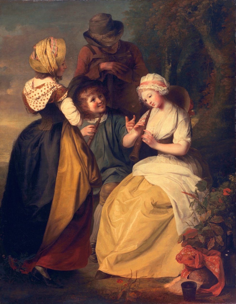Flageolet-soittimet, noin 1780-luku tekijältä Rev. Matthew William Peters
