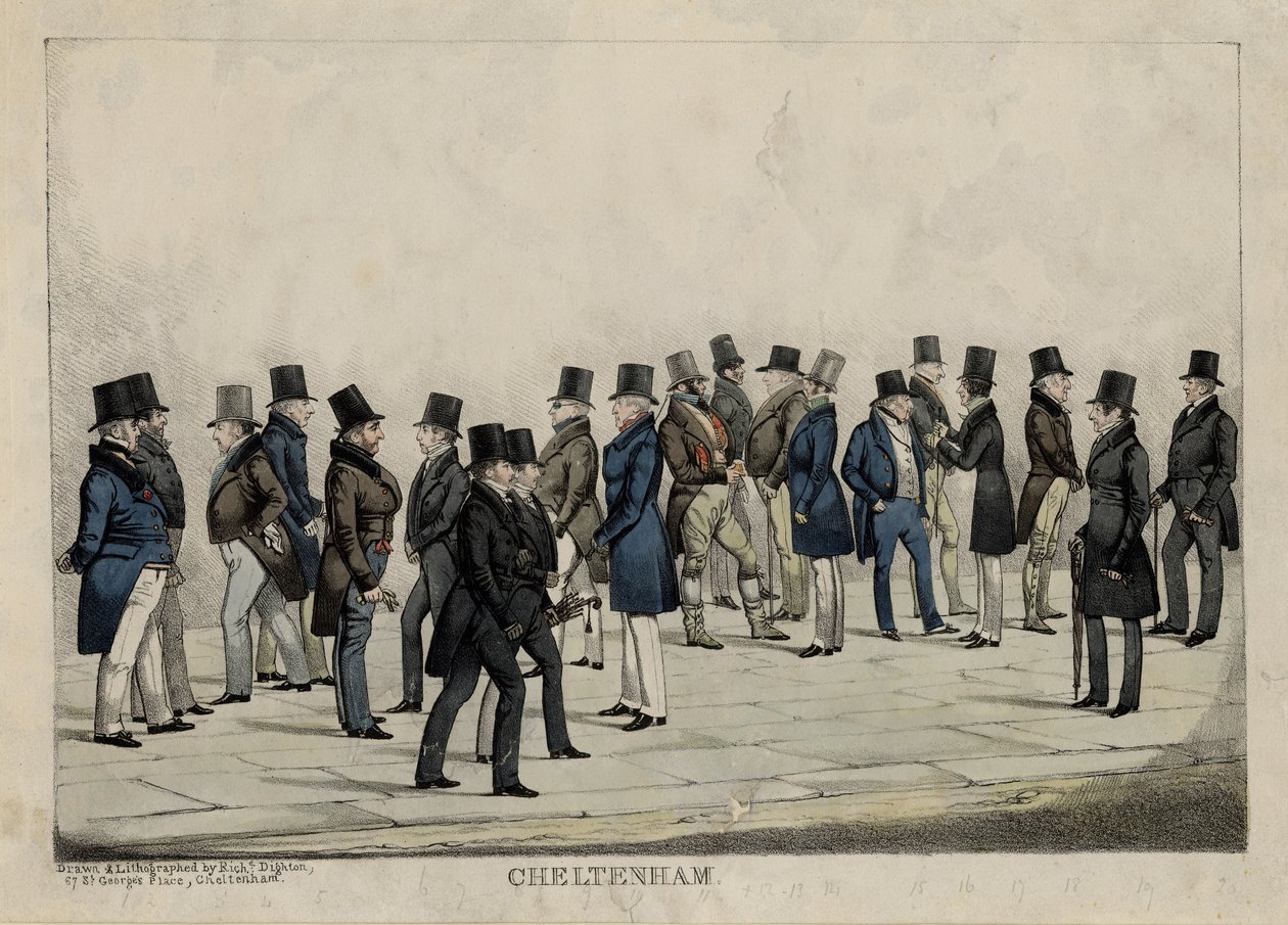 Cheltenham, noin 1840 tekijältä Richard Dighton