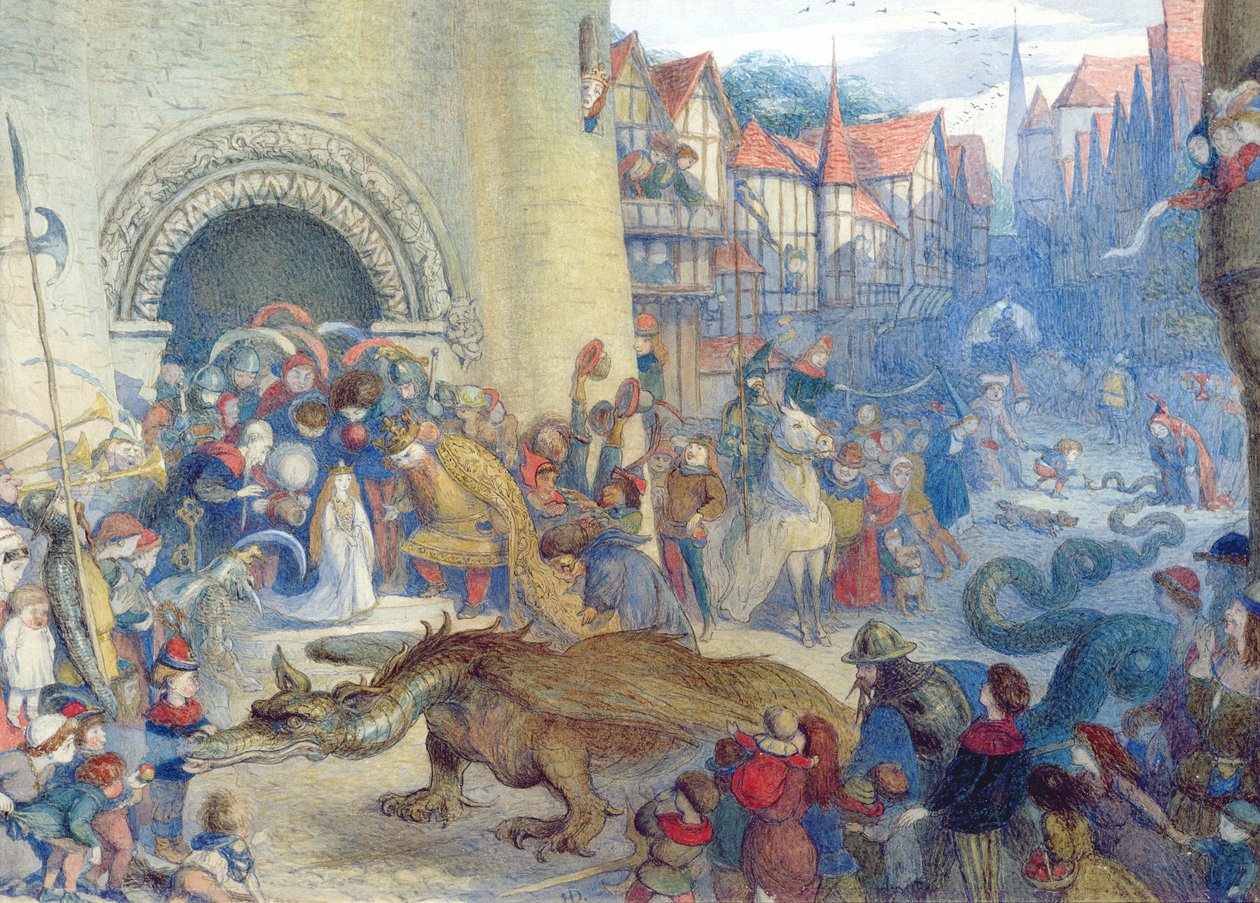 Pikku prinsessan syntymäpäivälohikäärme tekijältä Richard Doyle