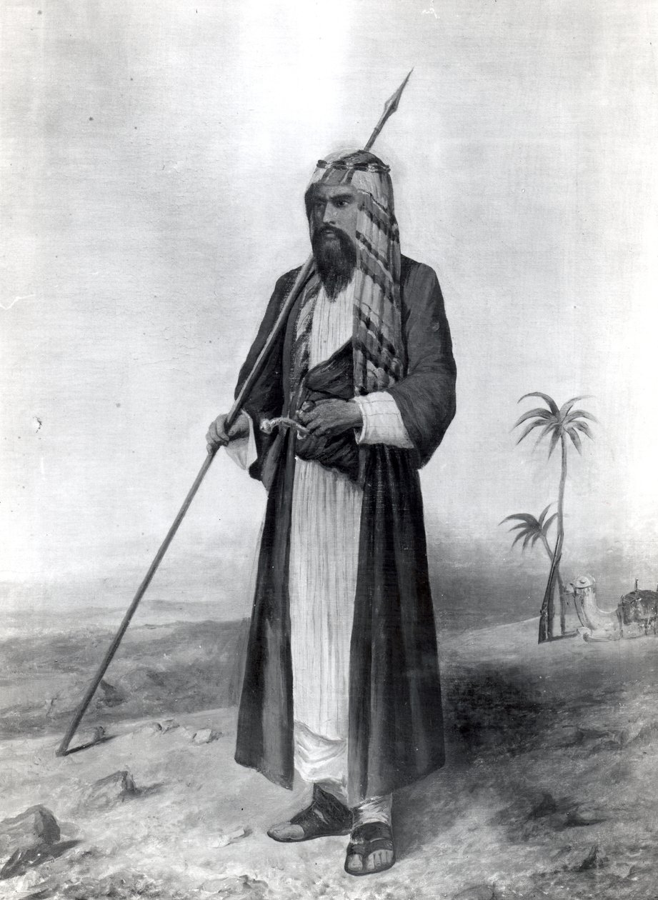 Muotokuva Richard Burtonista (1821-90) (värikaiverrus) tekijältä Richard Francis Burton